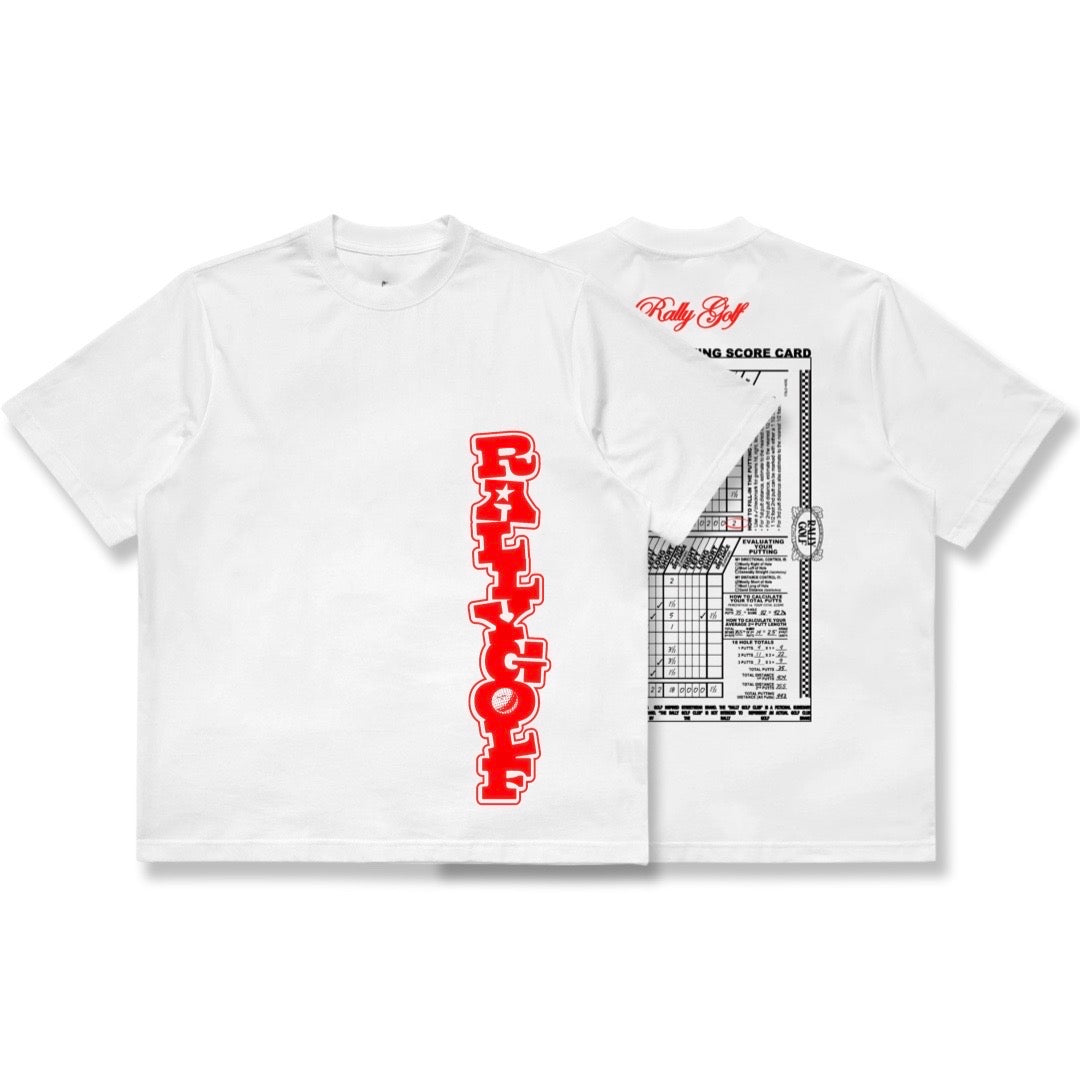Rally Putting Scorecard Tee