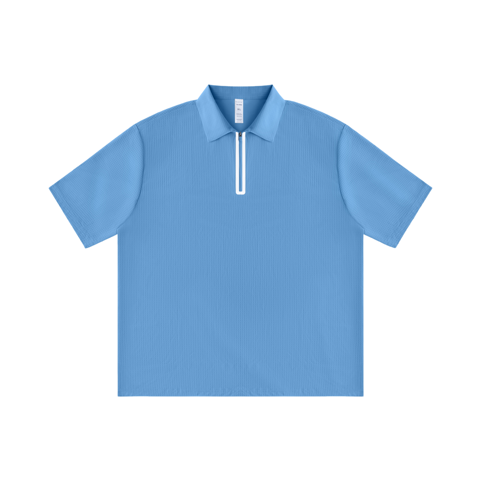 Reinforced Zip Polo
