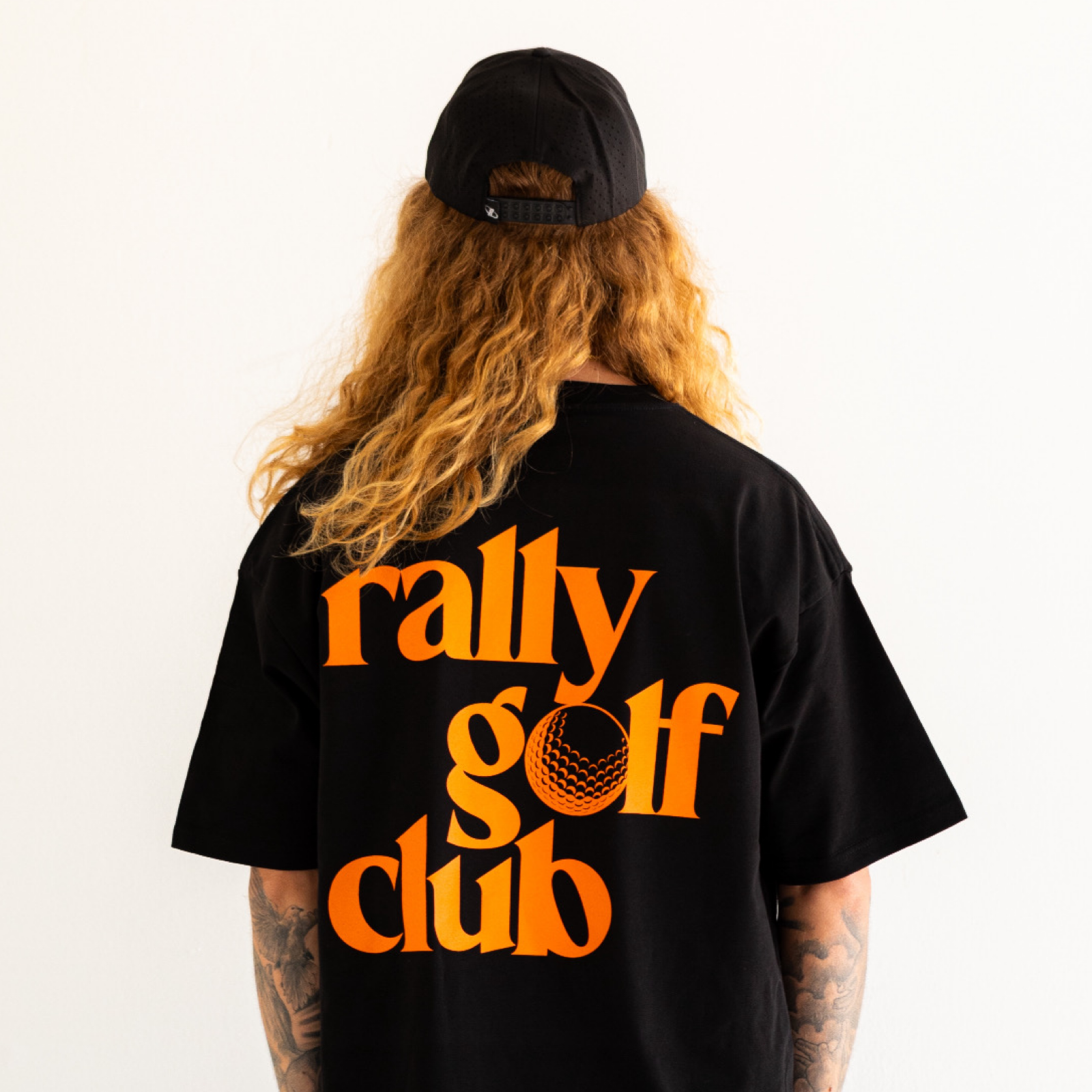 MEMBERSHIP ONLY TEE BLACK AND ORANGE