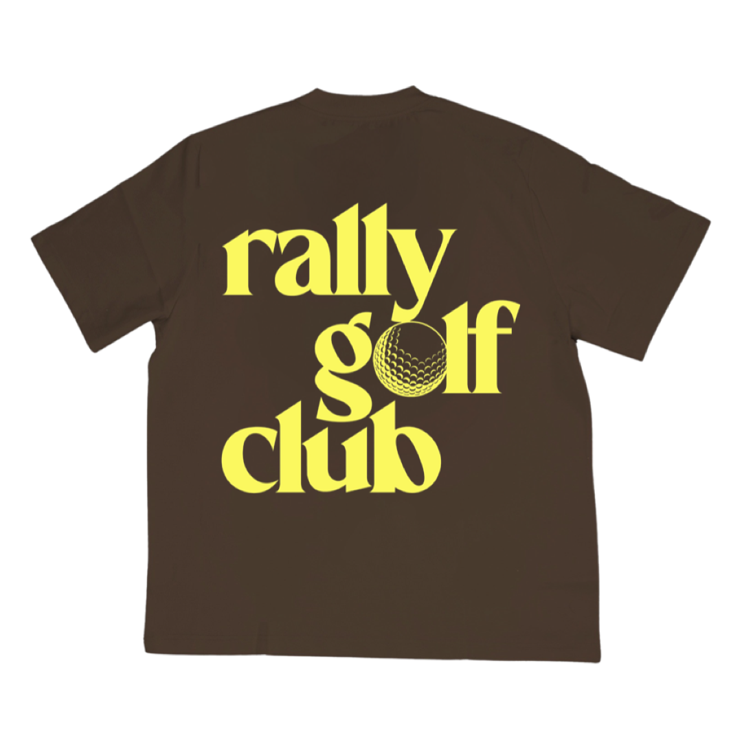 Membership Tee Brown & Yellow
