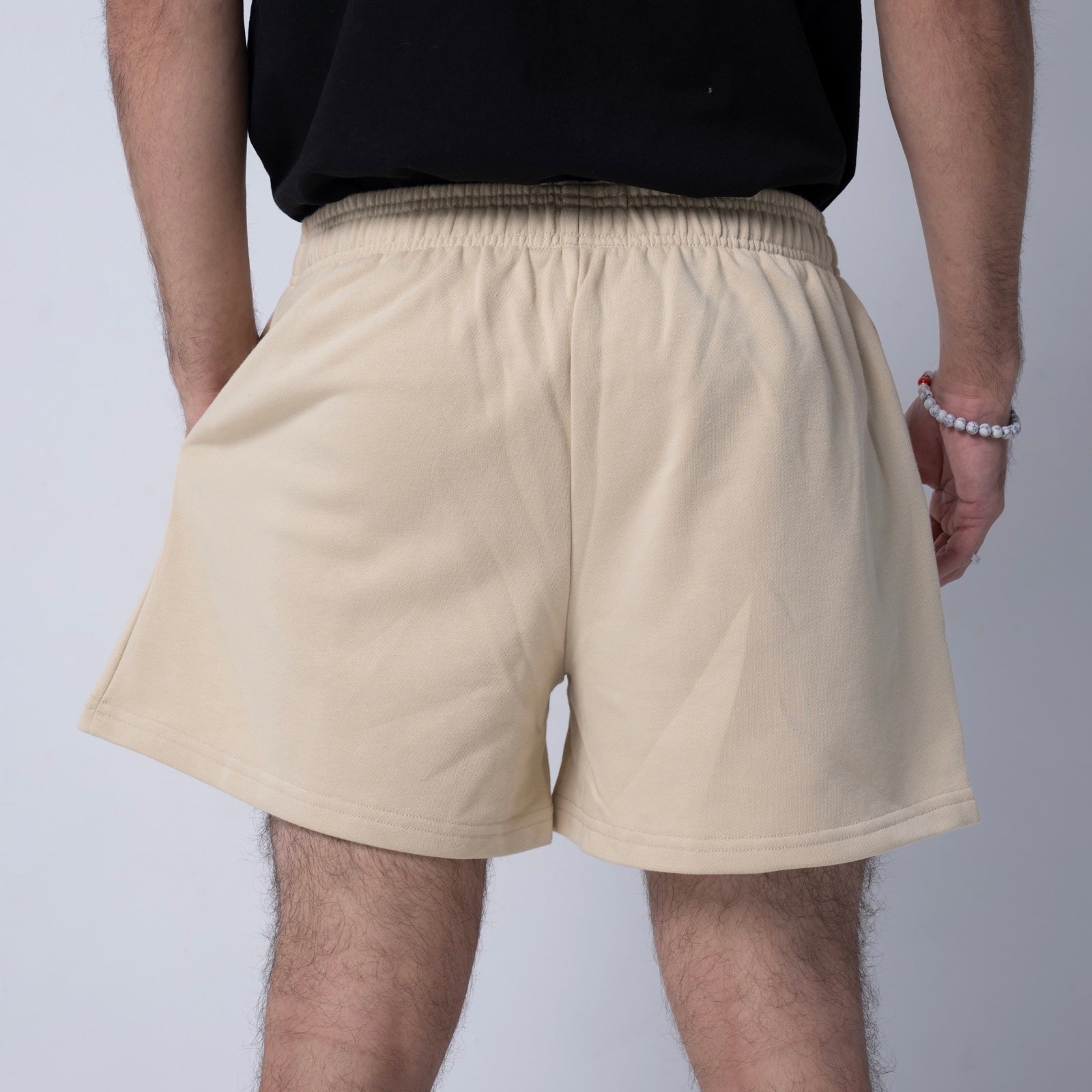 Vanilla Cream RallyGolf French Terry Shorts