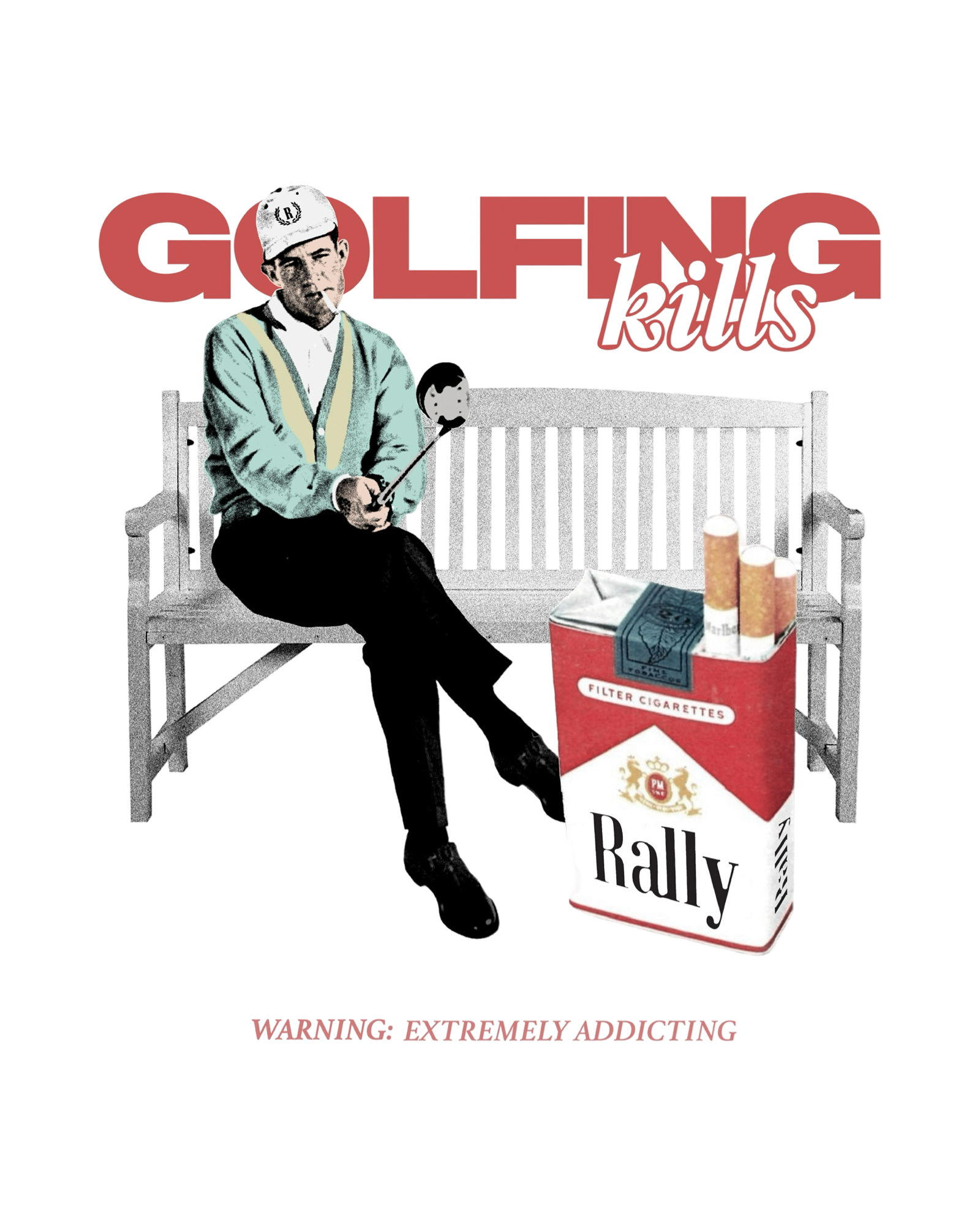 Golfing Kills Hoodie Rally Golf