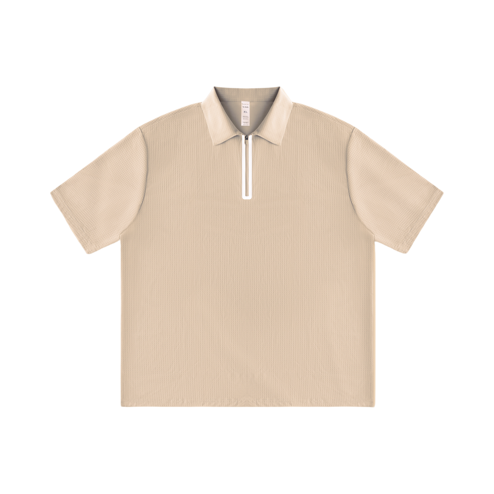 Reinforced Zip Polo