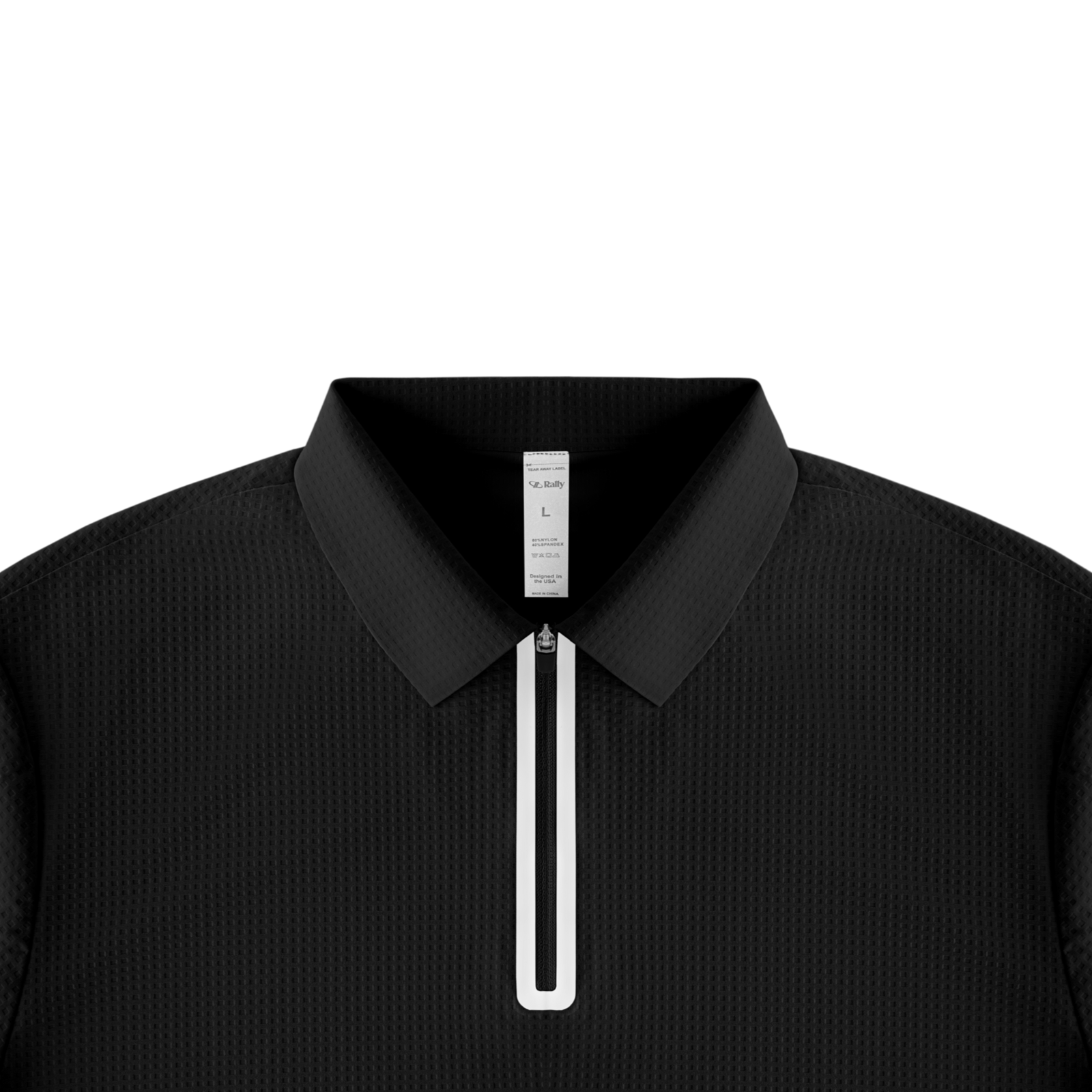 Reinforced Zip Polo