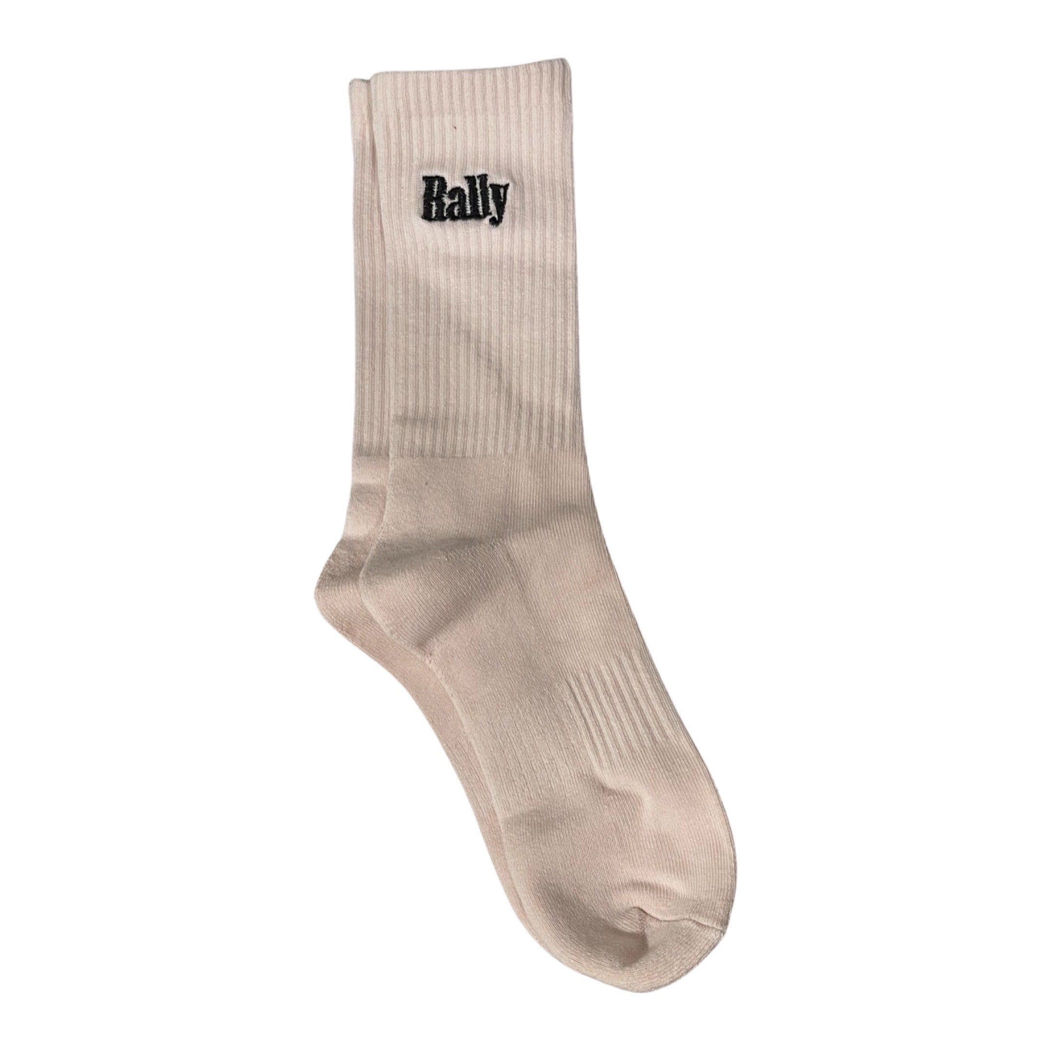 Rally High Socks Embroidered