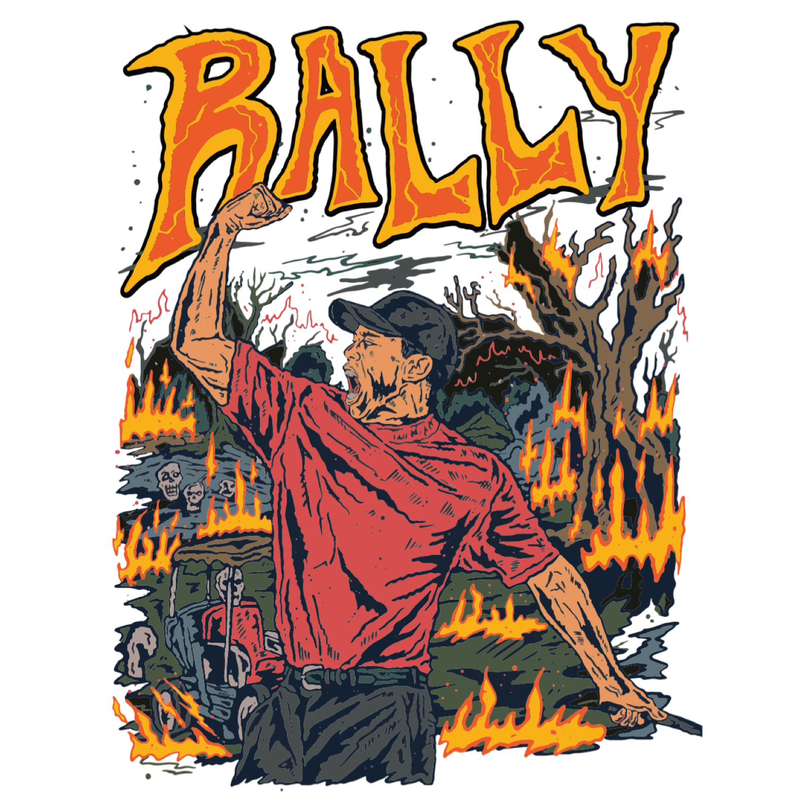 RALLY HALLOWEEN OVERSIZED TEE
